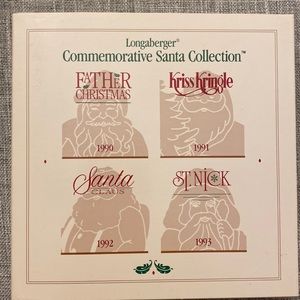 Longaberger Pewter Christmas Ornaments